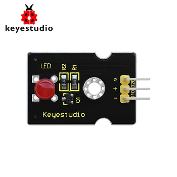 

Keyestudio Super-bright emitting color LED module for Arduino (RED)