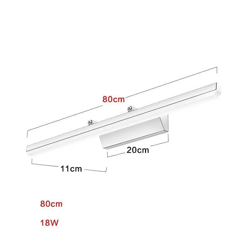 Сенсорный светильник для ванной комнаты под старину Espejo Tocador Con Luz Led Mesa Para Maquillaje, косметический столик, туалетное зеркало, Косметическая лампа - Испускаемый цвет: Number 6