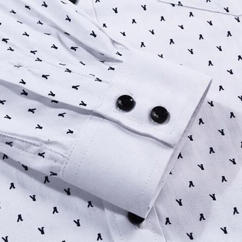 2017 Autumn Hot Sale Fashion Men Casual Long Sleeve Shirts,Pointed Polka Dot Printed Slim Fit Cotton Shirts Plus Size S-4XL 2017 Autumn Hot Sale Fashion Men Casual Long Sleeve Shirts,Pointed Polka Dot Printed Slim Fit Cotton Shirts Plus Size S-4XL