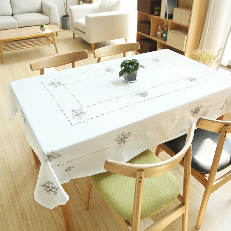 Cotton Cloth Fabric Tablecloth Simple Small Fresh Tea ...