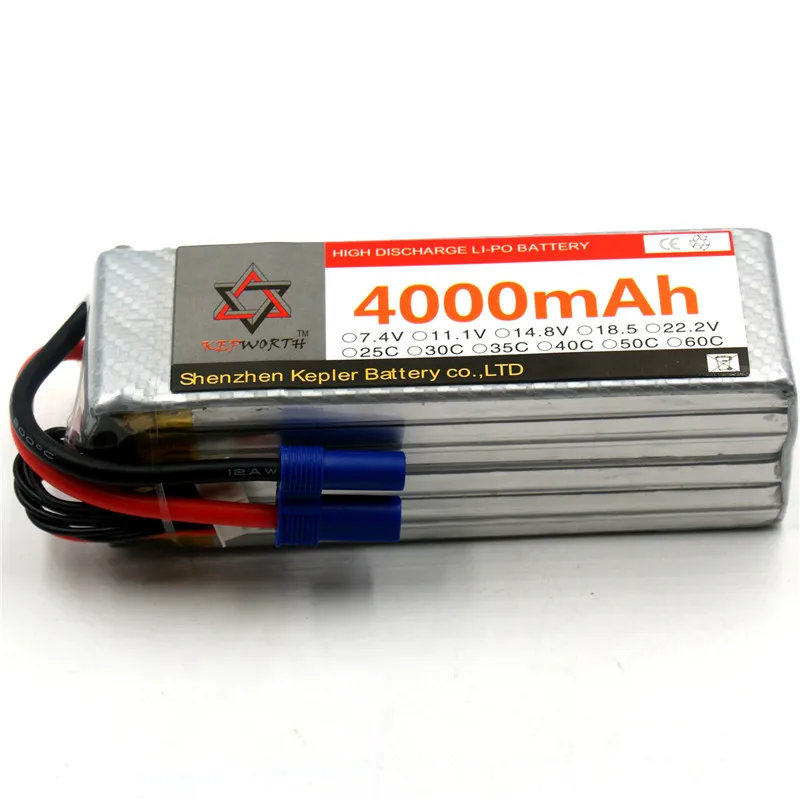 RC Lipo батарея 6S 22,2 V 4000mAh 35C литий-полимерный аккумулятор для RC для автомобиля, самолета лодки грузовой вертолет танк