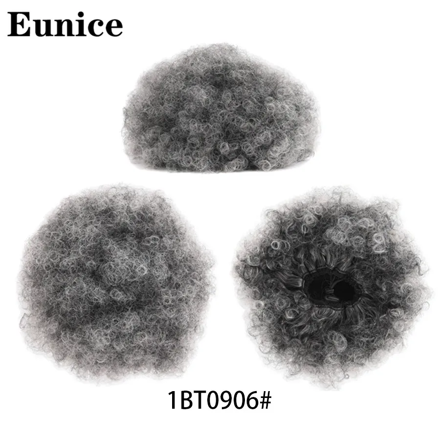 

Ombre Synthetic Afro Chignon Bun Eunice Drawstring Puff Afro Kinky Curly Ponytail Short Kinky Curly Wrap Black Bug Brown Bun