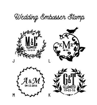 Создайте свой собственный штамп Embosser/Пользовательский штамп Embosser для персонализированной/Свадебная печать