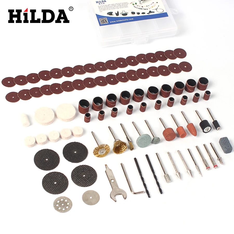 HILDA 92Pcs Dremel Accessories for Dremel Rotary Tool Accessory Set