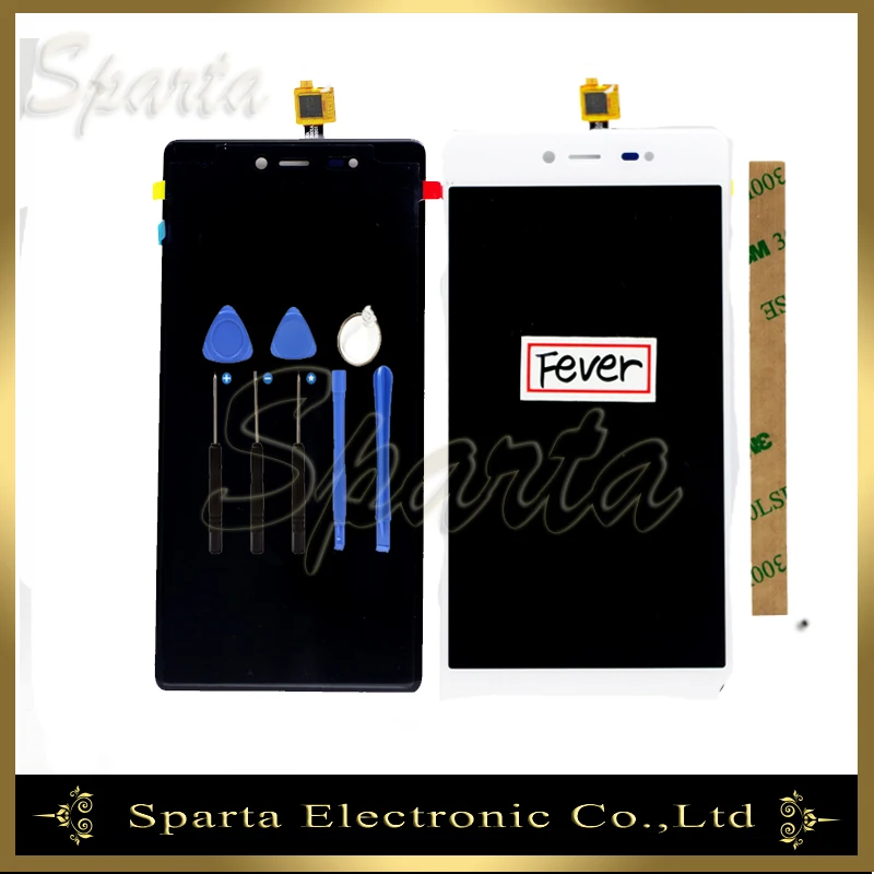 

Tested LCD For Wiko Fever 4G LCD Display Screen Assembly Complete For Wiko Fever LCD