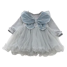 

Girls Dress Autumn Long Sleeve Wings Angel Kids Dress For Girls Birthday Party Wedding Dresses Children Clothing