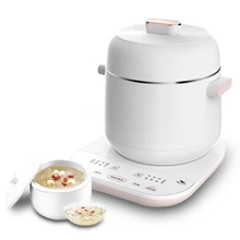 DMWD, 800 мл, мини автоматическая электронная кастрюля для супа, керамическая перегородка для воды, кастрюля для дома, детское питание, 220 В