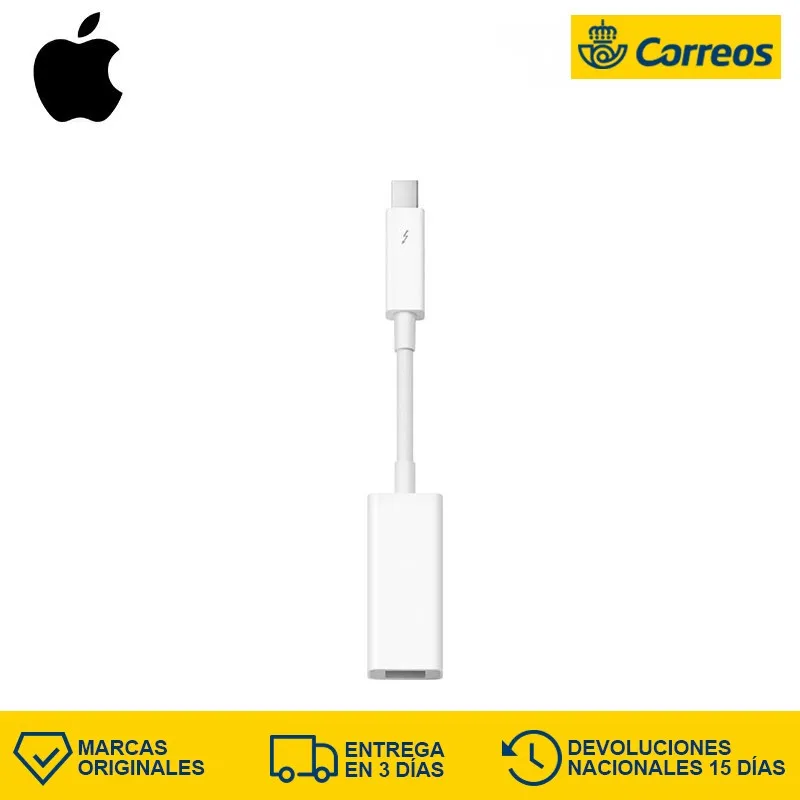 Apple Thunderbolt-переходник FireWire, Thunderbolt, FireWire 800, белый