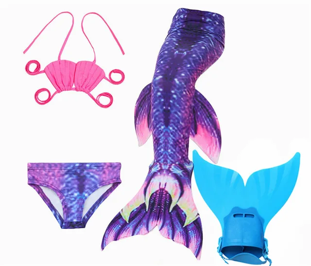 2018-NEW-Children-Mermaid-Tail-with-Monofin-Kids-Girls-Costumes-Swimming-Mermaid-Tail-Mermaid-Swimsuit-Flipper.jpg_640x640 (1)