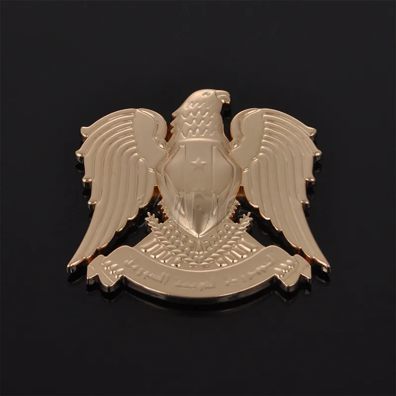 3D Metal Chrome Eagle Badge Car Trunk Emblems Decal Sticker Auto Motorcycle Tank