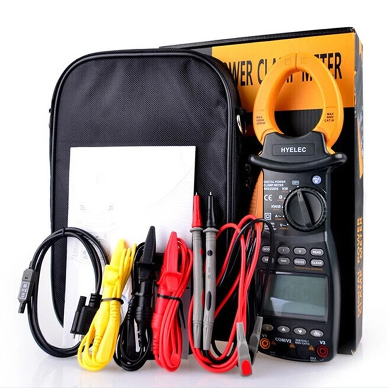 PEAKMETER MS2205 Multimeter Three-Phase Clamp Meter Multi-Function Harmonic Power Tester PEAKMETER MS2205 Multimeter Three-Phase Clamp Meter Multi-Function Harmonic Power Tester