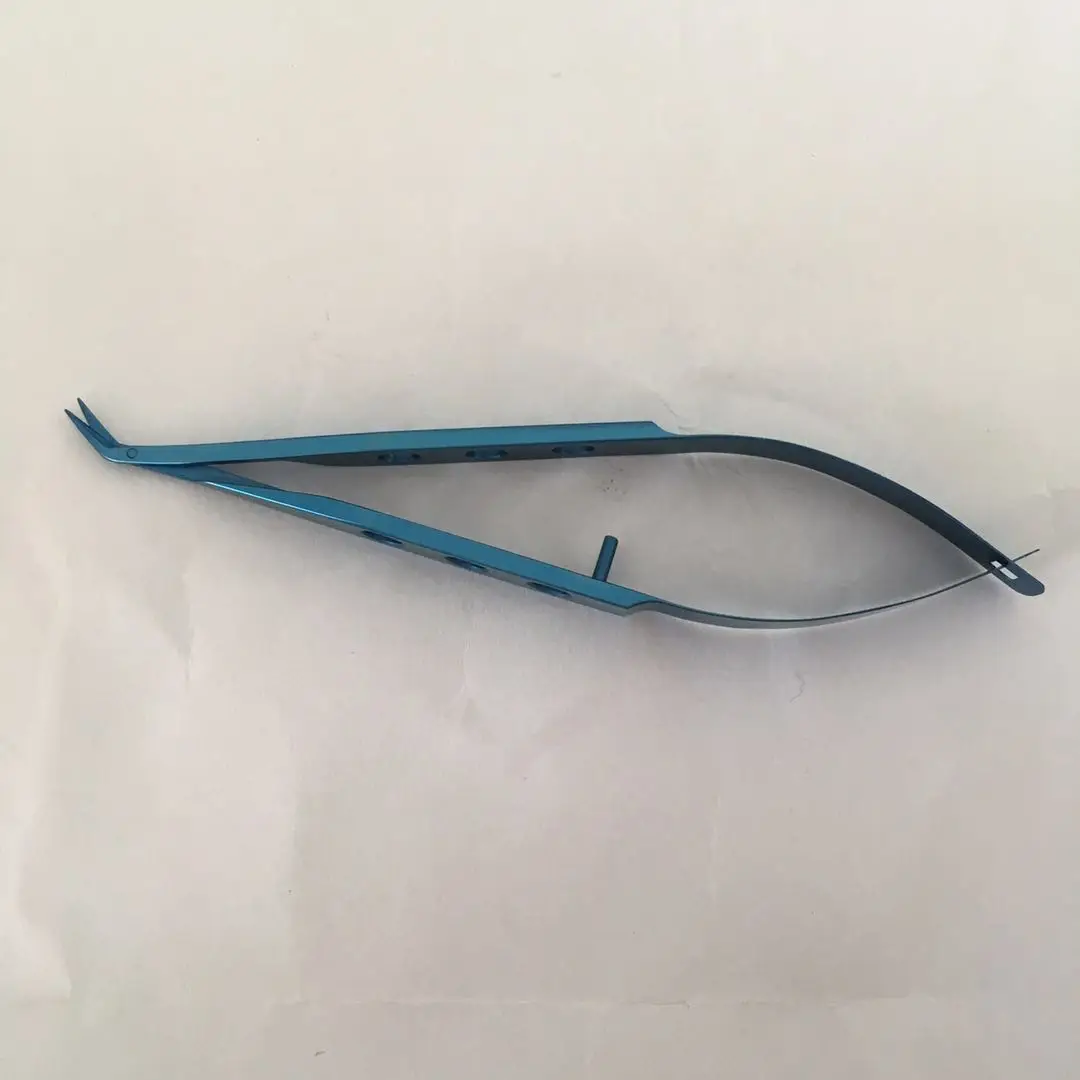 Ophthalmic Surgical Instrument Titanium Castroviejo Corneal Scissors