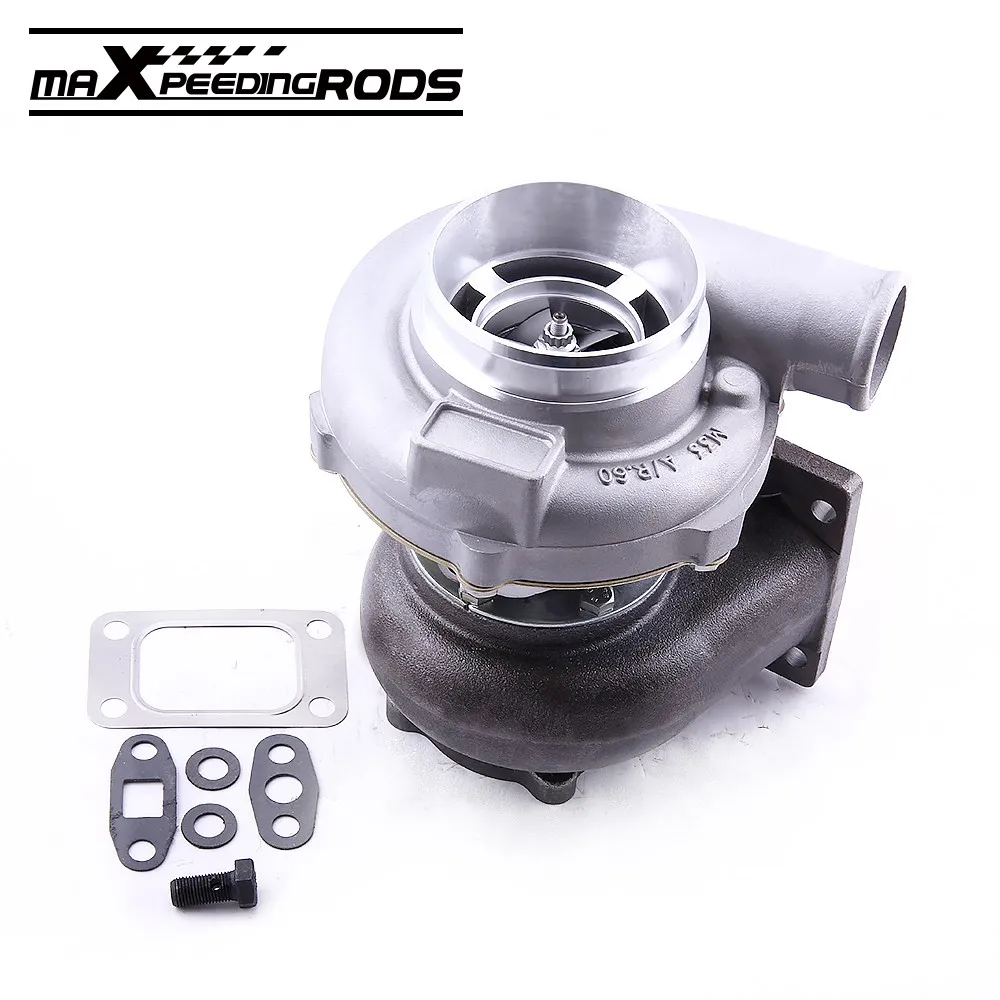 

GT30 GT3037 GT3076 Turbo T3 .6 A/R Water Cooled Universal Turbocharger T3 Flange Turbo .60A/R .82A/R Turbolader anti surge