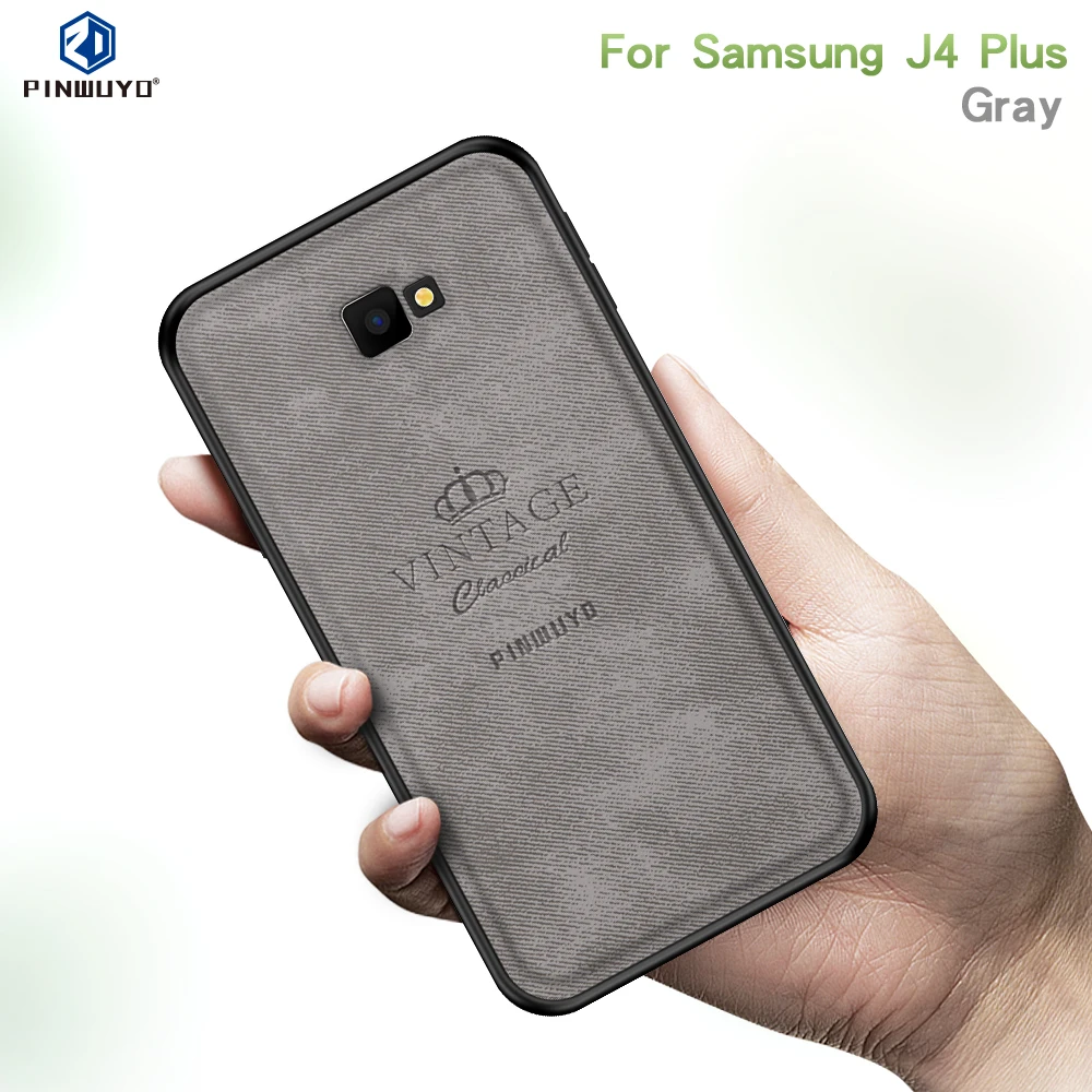 Для Samsung Galaxy J4 + чехол PC TPU PINWUYO Роскошный для телефона Plus J415F J415G защитный