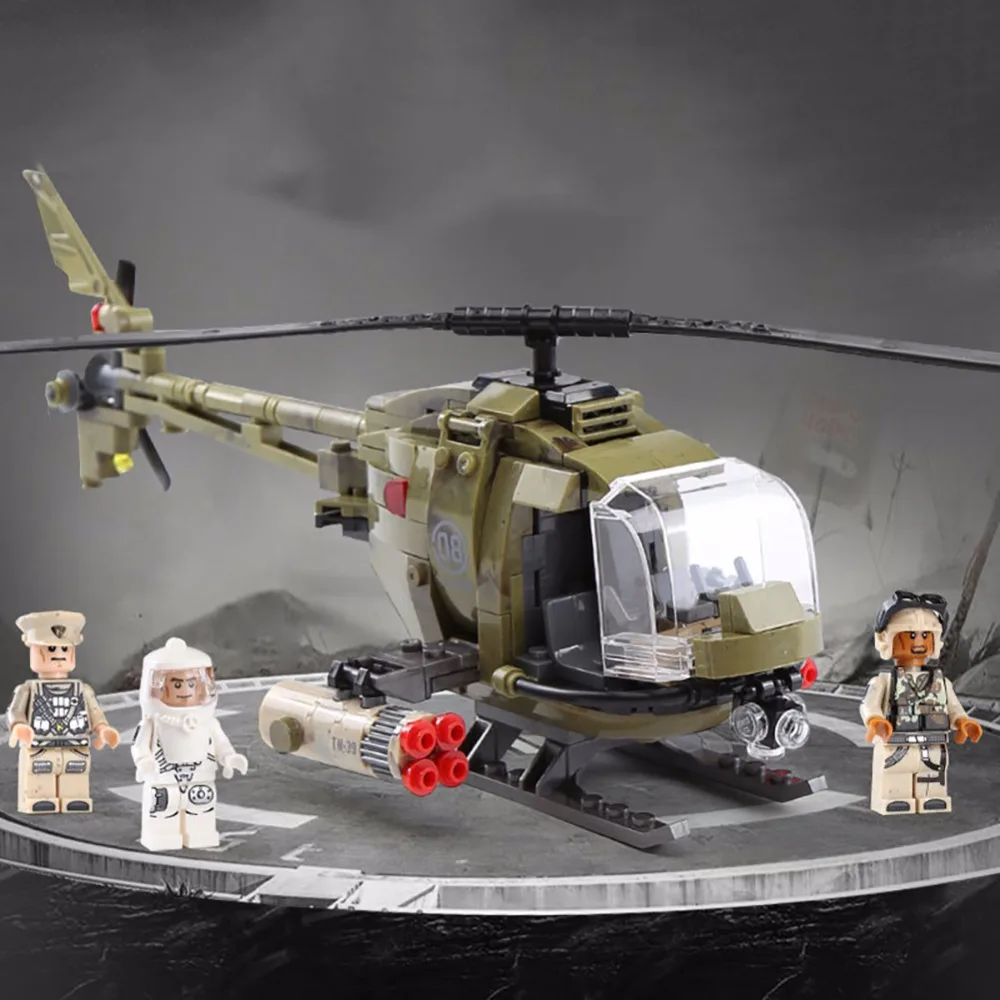 

legoly 06013 Military Series SWAT The Fighting Helicopter Army Soldiers Building Blocks Compatible Legoes Weapon kids toys wy30