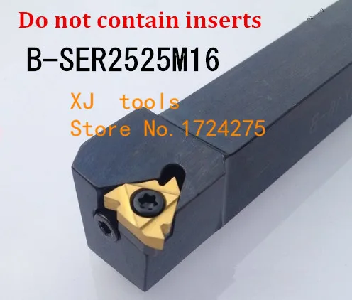 

B-SER2525M16/B-SEL2525M16 External Threading Turning Tool,CNC Turning Tool Holder,Lathe Cutting Tool Holder for 16ER/16IR