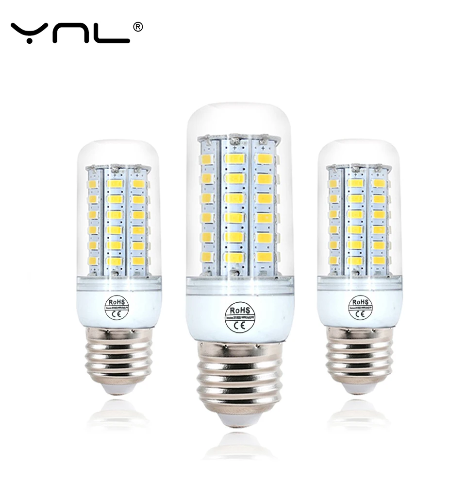 Светодиодная лампочка E27 5 24 36 48 56 69 72 96 светодиодов SMD5730 220 В|lampada de led|bombillas ledbulb e27 |
