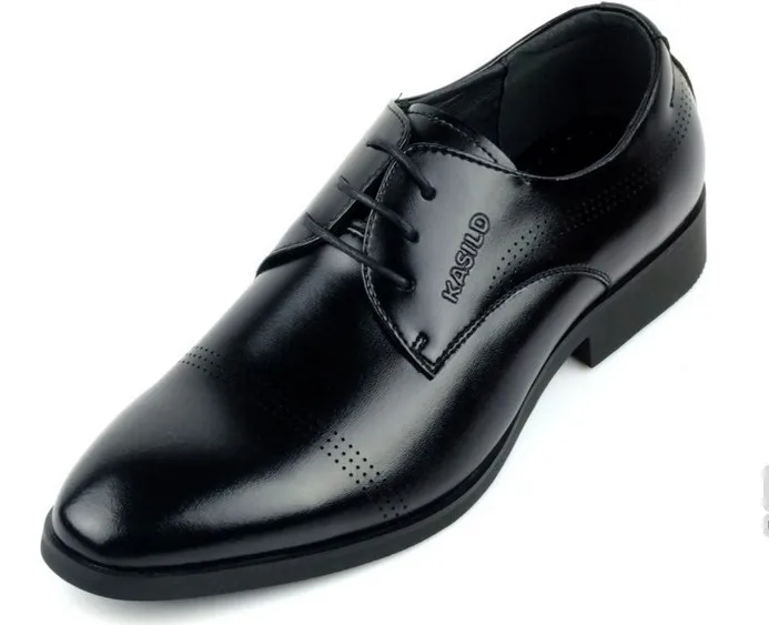 Free Shipping Italian Leather Shoes Authentic Men Business Suits Recreational Shoe Breathable | Обувь