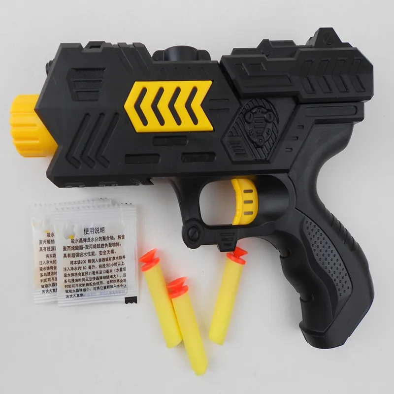 Buy 200pcs Water Ball Orbeez Balls 1pcs Water Beads Gun Toy Paintball Gun