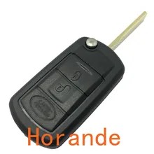 Replacement folding remote control key shell 3 button car key blank for Land Rover Range Rover discovery key case