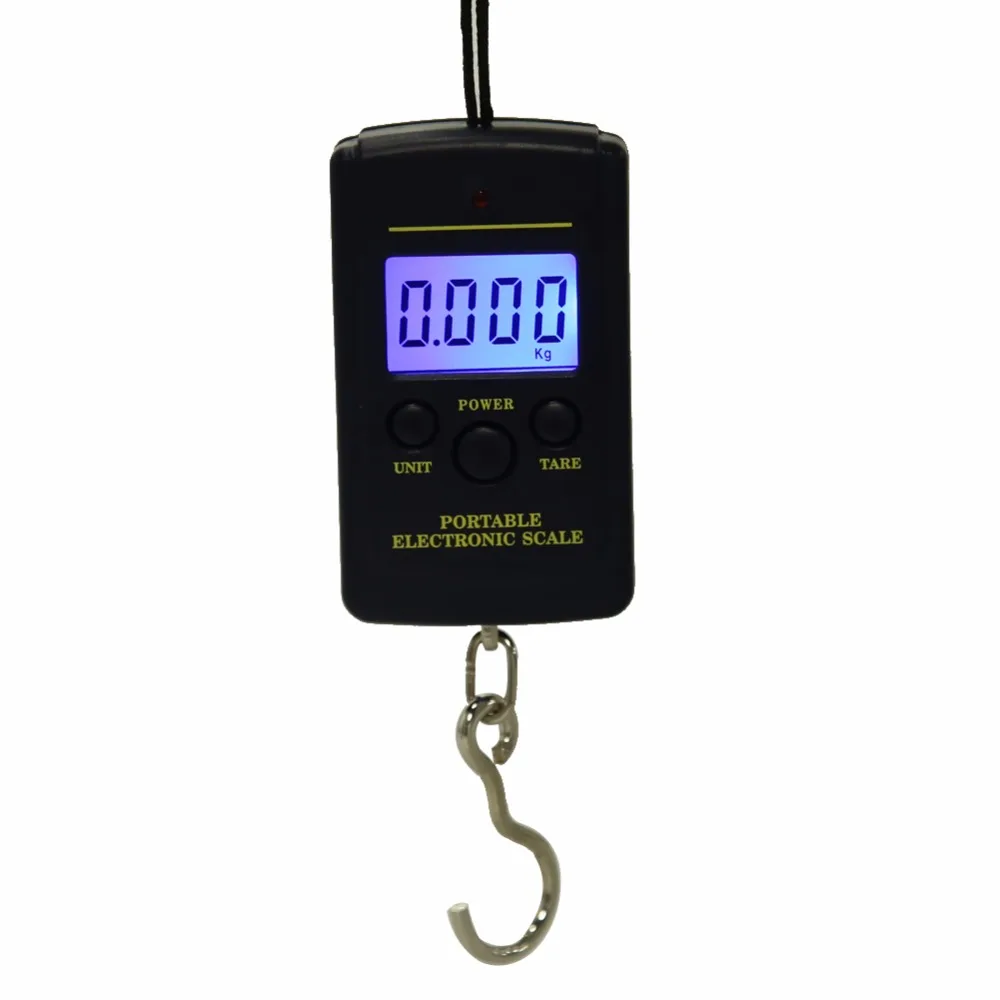 

1pc 40kg/10g Mini Digital Scale Multifunction LED Kitchen Pocket Scales Portable Electronic Scale Hanging Hook w/Backlight