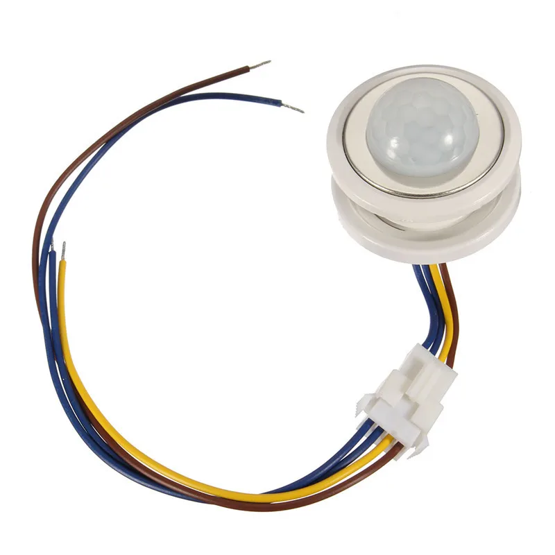 

1PC 40mm PIR Infrared Ray Motion Sensor Switch time delay adjustable mode detector switching Sensors
