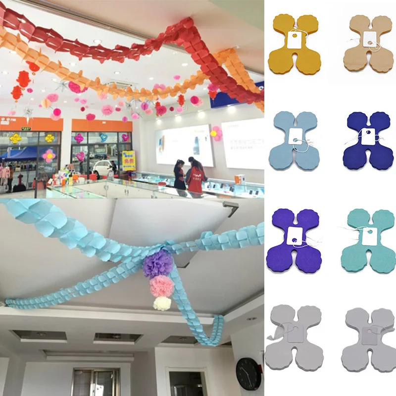 Venue Decorations Wedding Pull Flowers Tissue Paper Garland
