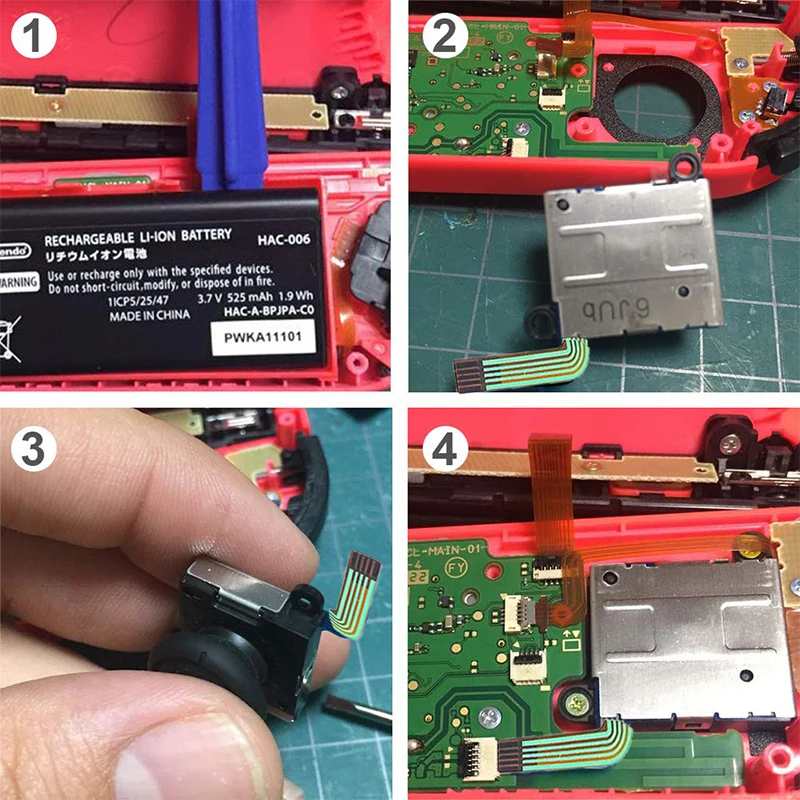 3D Аналоговый джойстик для пальца Joycon, джойстик для джойстика, переключатель контроллера, датчик, модуль, инструмент для ремонта, переключатель, джойстик