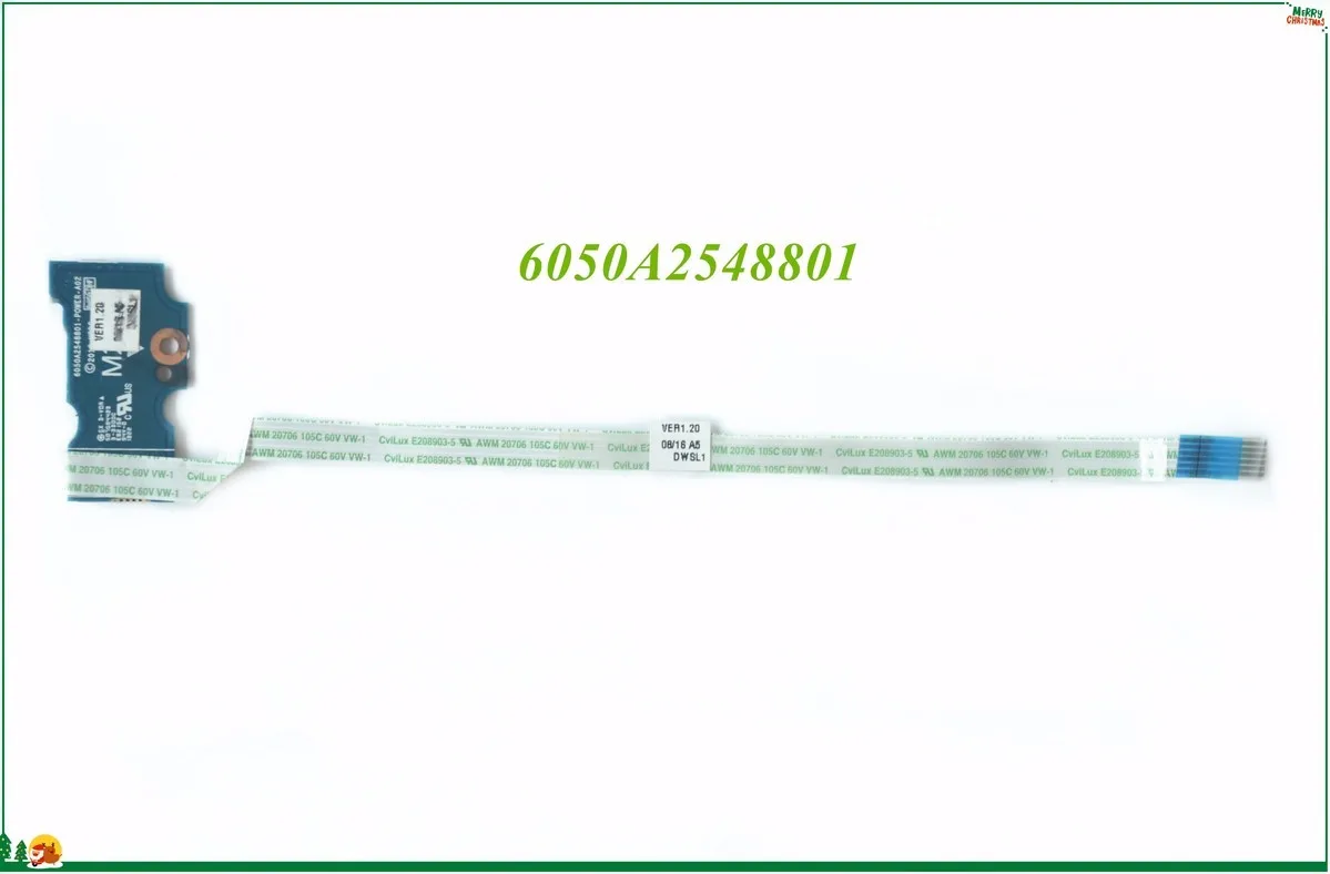 6050A2548801 POWER A02 плата кнопки питания с гибким кабелем для HP Envy 15 j M6 N Series 100%