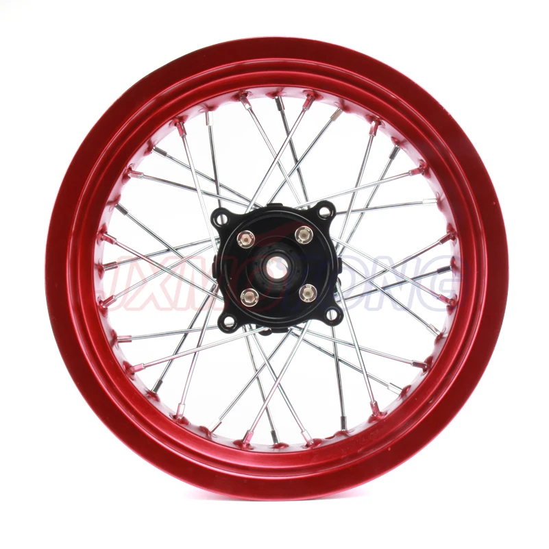 Велосипед ямы диски 12 мм отверстие 3,00x12 дюймов и 2,50-12 дюймов передних и задних колес ЧПУ концентратор Байк CRF Кайо БФБ Apollo часть