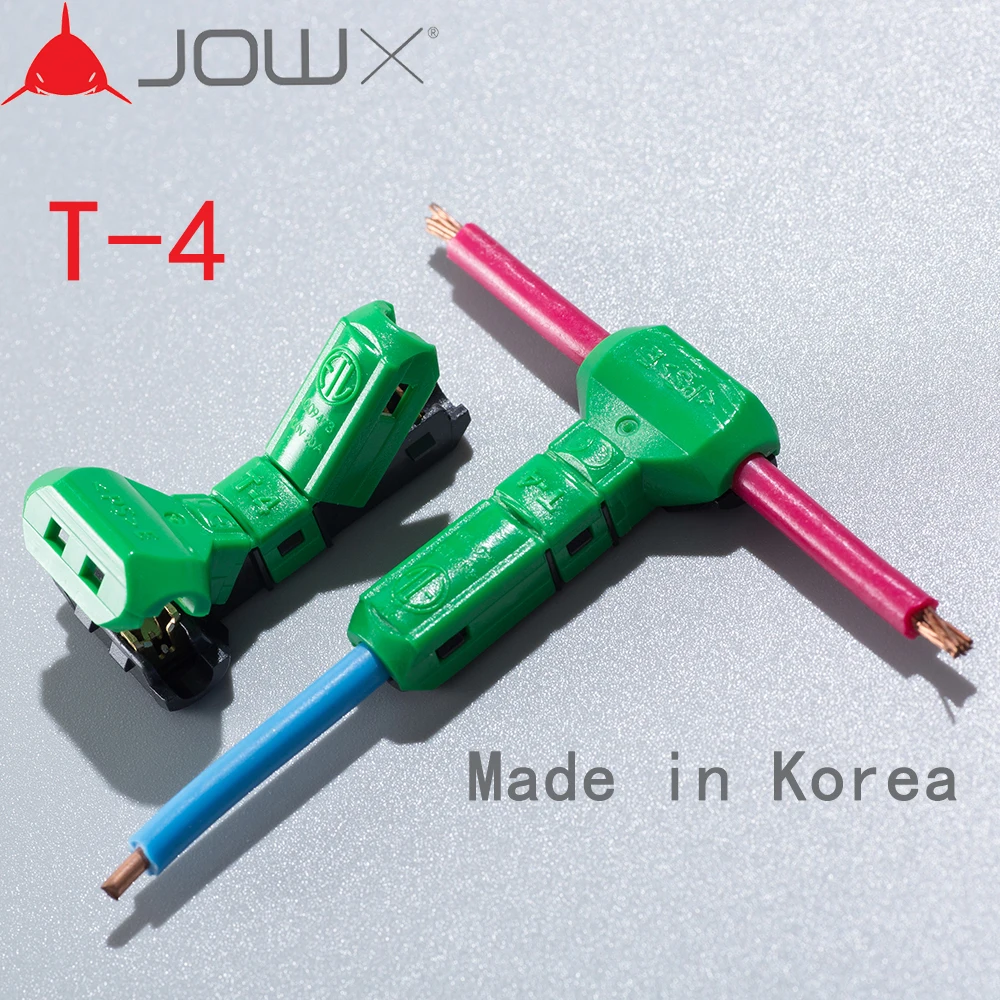 JOWX T 4 10 шт. для 14 13AWG 2 5 кв. мм неразборный проводной соединитель кабеля Т образный