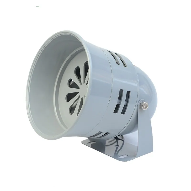 

DC12V/DC24V/AC110V/ 220VAC Gray MS-290 Mini Plastic Industrial Alarm Sound Motor Siren