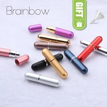 Brainbow, 1 шт., 6 мл, флакон-спрей для духов, портативный, для путешествий, многоразовый флакон, пустые косметические контейнеры, распылитель духов, ароматизатор, чехол