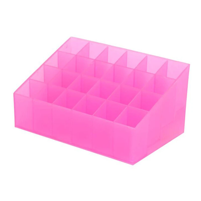 

24 Lipstick Holder Organizer Lipstick Holder Display Holder Cosmetic Pink