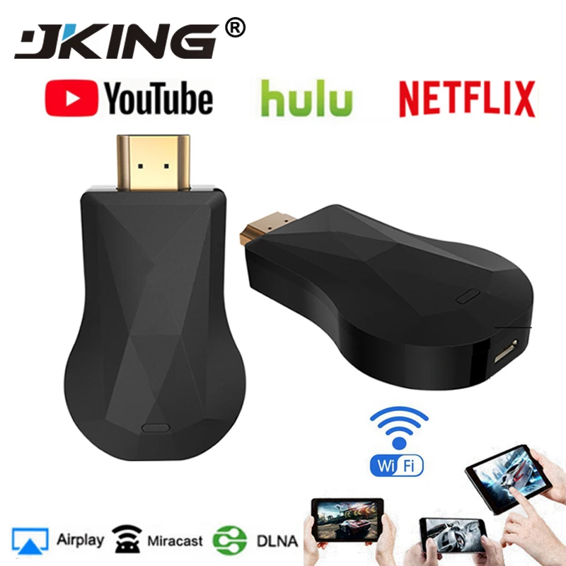 HDMI Wi-Fi дисплей ключ YouTube Netflix беспроводной адаптер ТВ-Палка для Google Chromecast 2 3 хром кром литой Cromecast 2