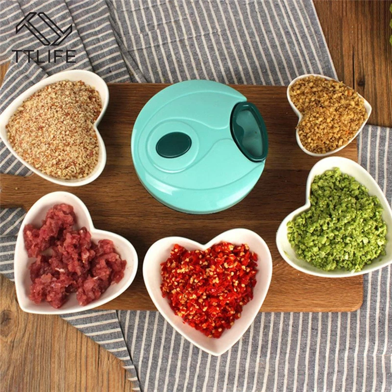 TTLIFE Регулируемая мандолина Slicer 5 лезвий из нержавеющей стали Овощной фруктовый