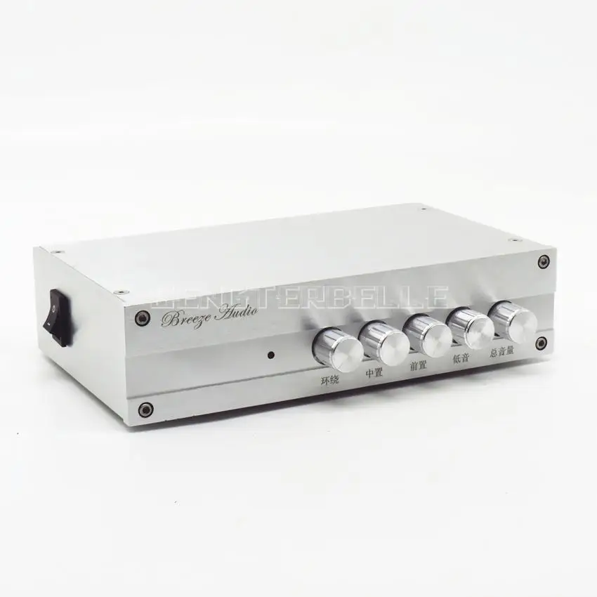 

New TPA3116 5.1 Surround Sound 6 Channel SW 100W+50W*5 Amplifier Tone Adjust Amp