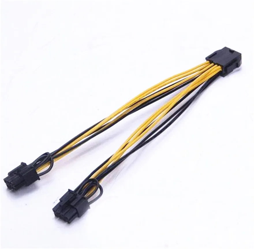 Clearance GPU 6 pin / 8pin 8 pin Female to dual PCI-E PCI Express 8pin ( 6+2 pin ) Male power cable wire For graphics card BTC Miner 20cm 17