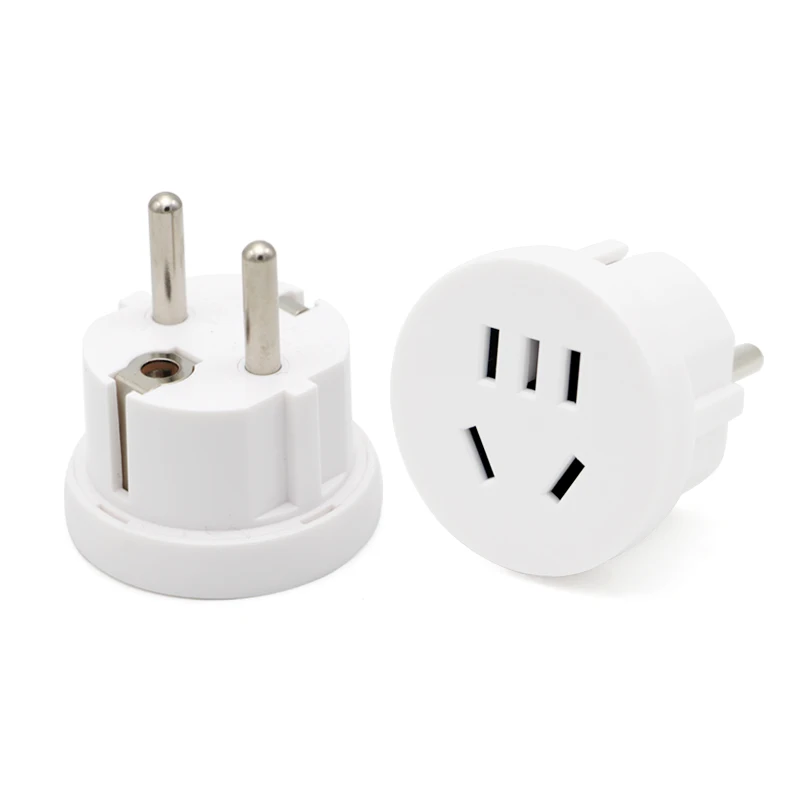 Розетка для круглых штырей US AU To EU Plug USA AUS Euro Europe дорожная настенная розетка