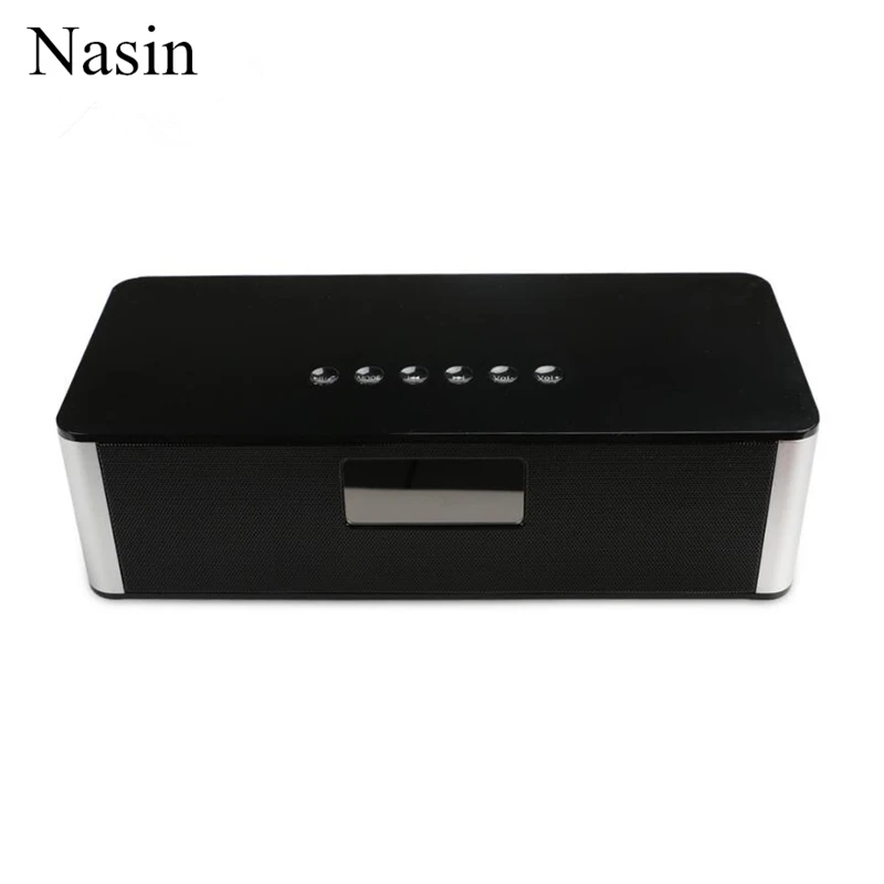 

Nasin DY21L Portable Dual Speaker LED Clock Display Stereo Card Wireless Bluetooth Speaker for xiaomi samsung huawei iphone