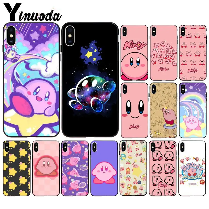 Yinuoda Кирби DIY Роскошный Высокий протектор на конце чехол для Apple iPhone 8 7 6 6S Plus X XS MAX 5
