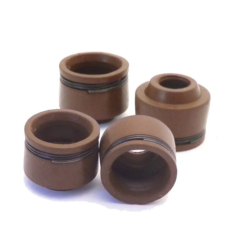 

2 Piars (4 pieces) VALVE STEM OIL SEALS For 150cc GY6 50cc QMB139 SCOOTER MOPED TAOTAO ROKETA