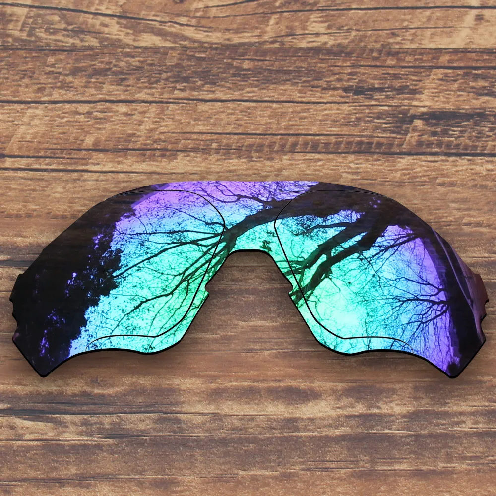 Lenti Di Ricambio Polarizzate Millerswap Per Occhiali Da Sole Oakley Evzero Range Verde Specchiato