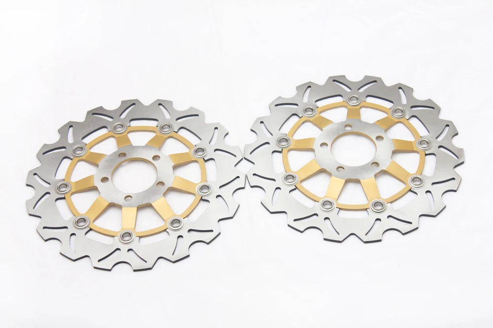 Motorcycle Front Brake Disc Rotors For KAWASAKI ZX6R NINJA (ZX600G/H967