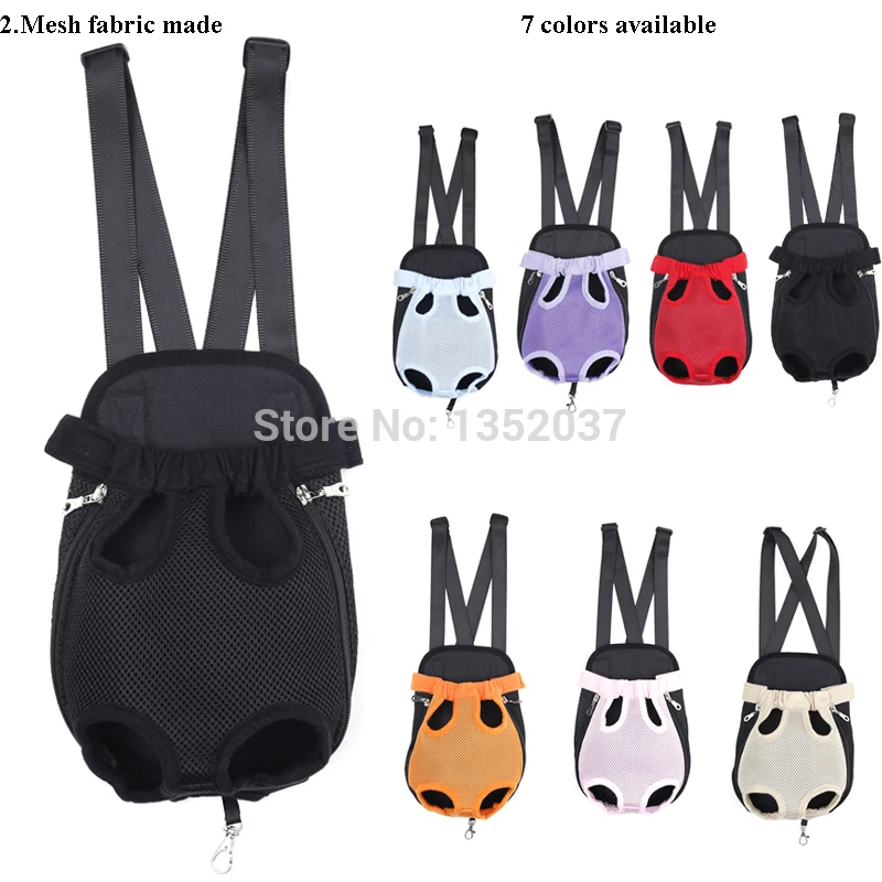 Pet Backpack Dog Bag Chest Pack Dog Carrier Legs Out Front Style Pet product accessories
