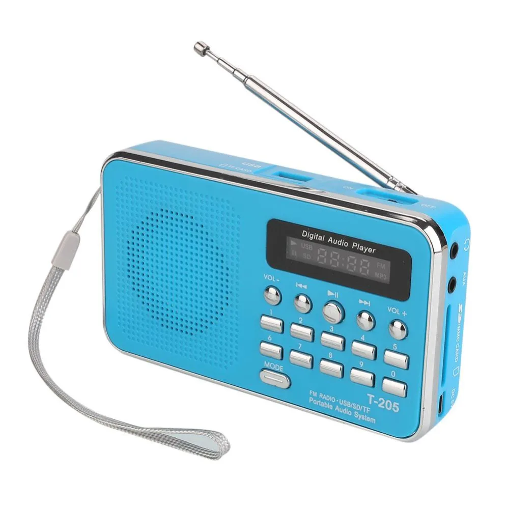 Buy Portable FM Radio SD/TF Micro SD Card Slot USB AUX