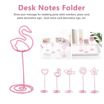 

Photo clip Desk Notes Folder Heart Shape Clips Wedding Favors Place Card Holder Table Photo Clips