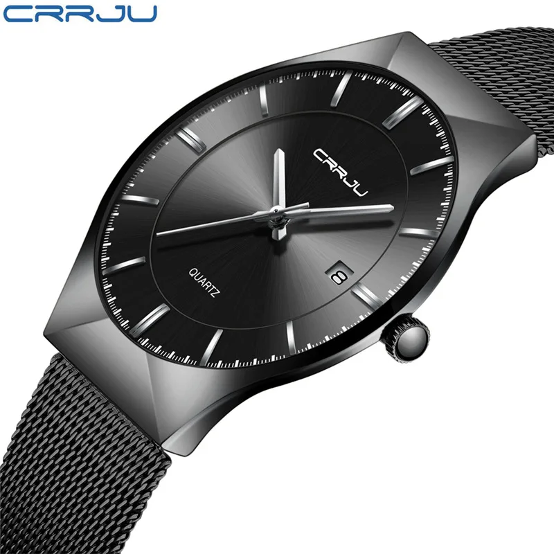 

Top Luxury Brand Watch Men Stainless Steel Ultra thin Business Watches Men's Quartz Date Clock Men Wrist Watch relogio masculino