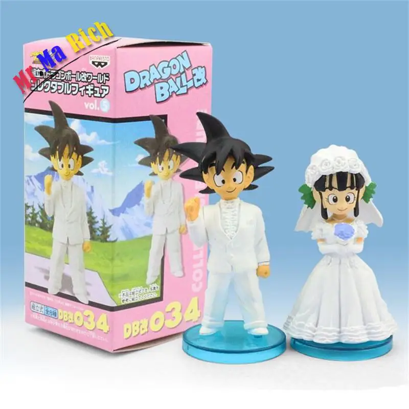 2 шт./лот мяч Z Goku Chichi Свадебный Рисунок милая Коллекционная модель