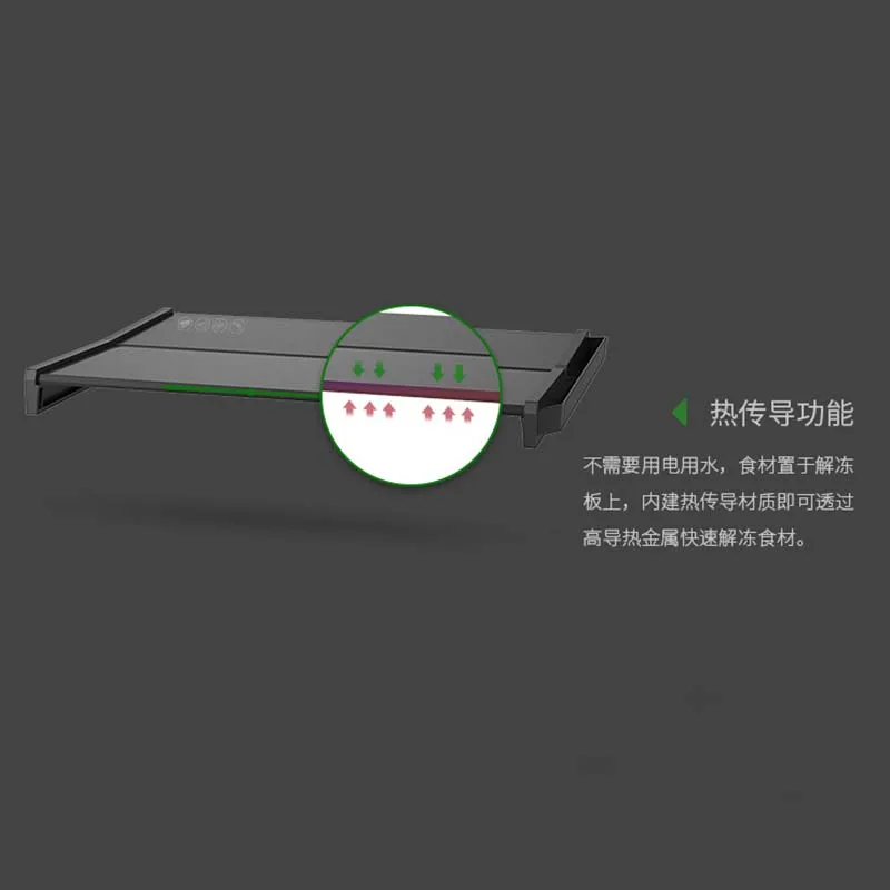 Plate Defrosting Tray,without Heating Natural Thawing Frozen Meat or Fish Quickly,Time-saving,Safely,Healthy,Keep Food Fresh a Plate Defrosting Tray,without Heating Natural Thawing Frozen Meat or Fish Quickly,Time-saving,Safely,Healthy,Keep Food Fresh a